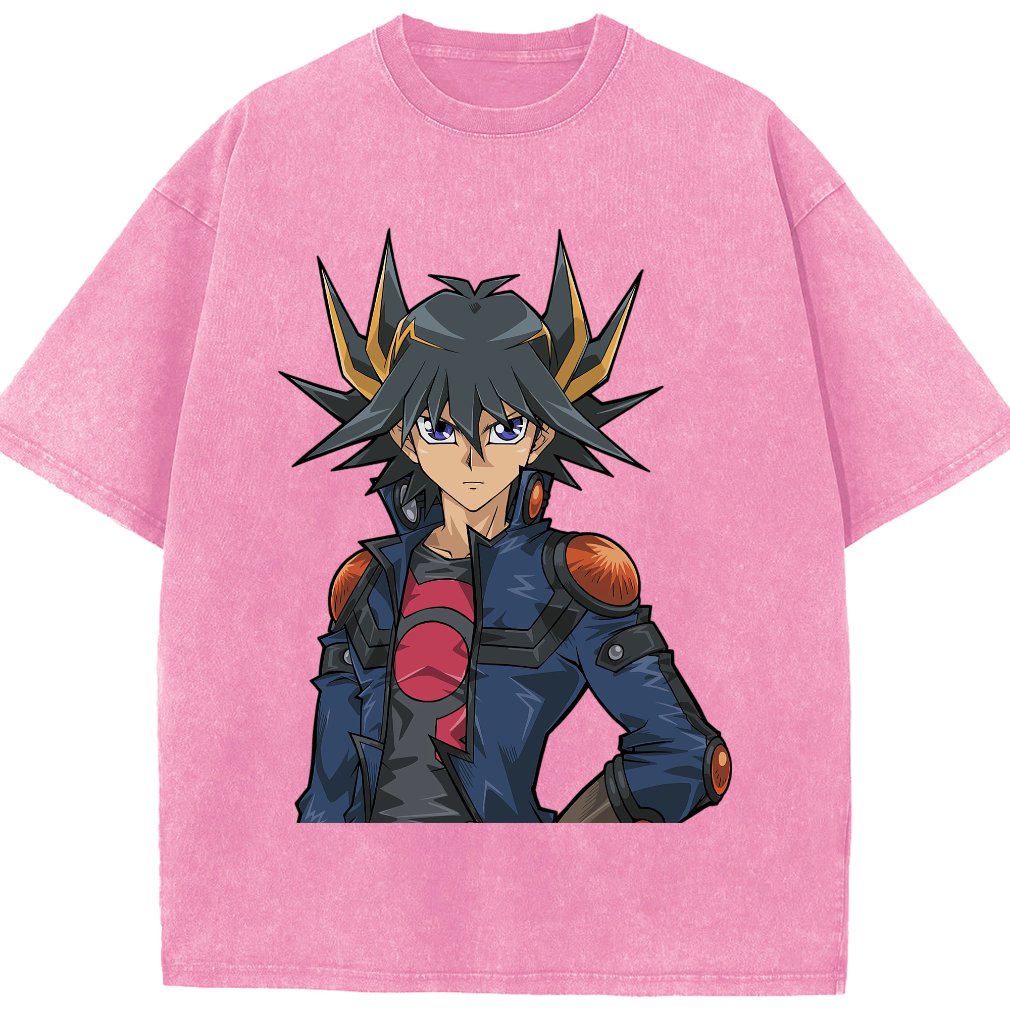 （画像用） 遊☆戯☆王 Yu-Gi-Oh! 綿100% ヴィンテージ風 半袖Tシャツ（フロントプリント）